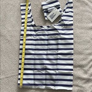 Baby BAGGU Navy and White Striped Tote - quantity of 2